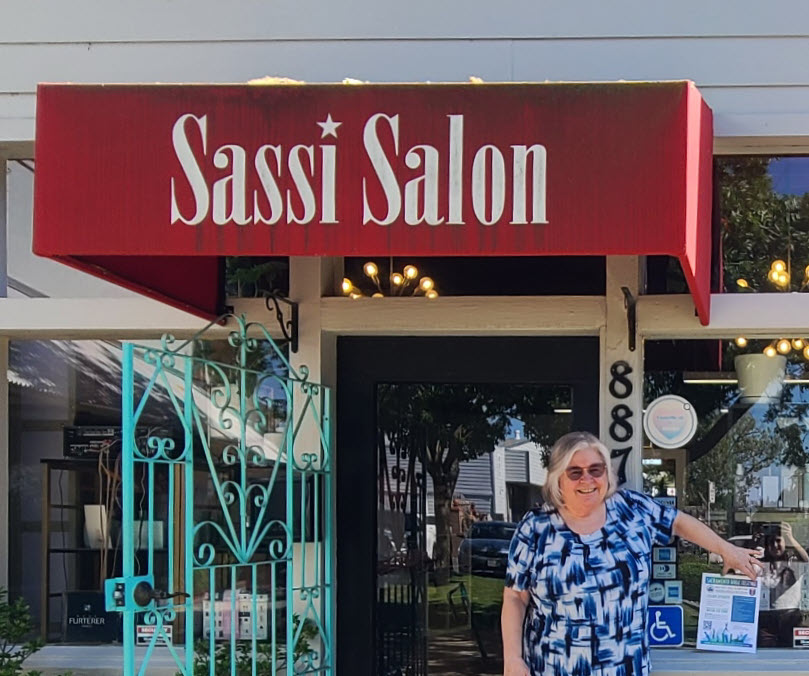 Luanne Oleas at Sassi Salon in East Sac